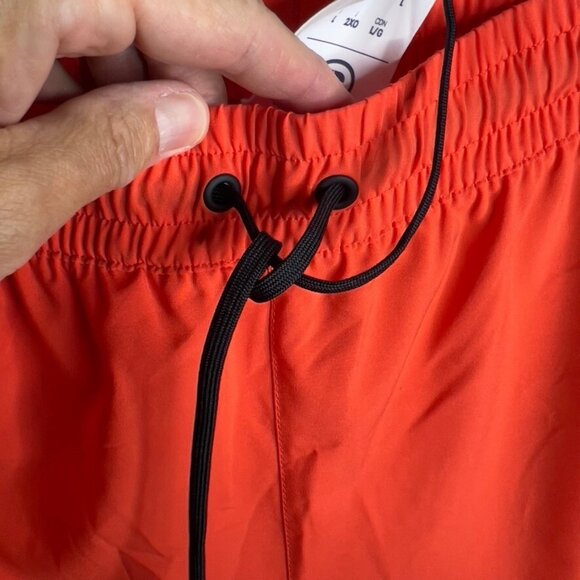 Reebok Men's Regular-Fit Moisture-Wicking 9" Woven Drawstring Shorts Orange 2XL - Picture 4 of 9
